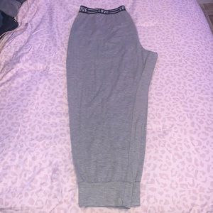 Grey sweat pants